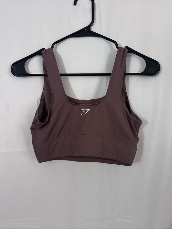 Gymshark Other - Gymshark Square Neck Long Line Sports Bra in Truffle Brown